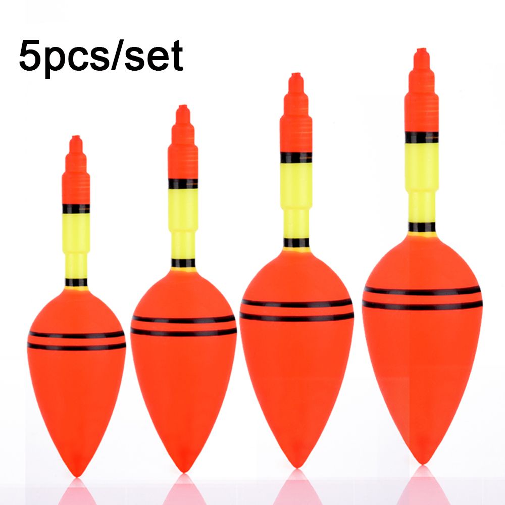 Fishing Lure Topwater - 5pcs/set Plastic Fishing Float Fish Bite
