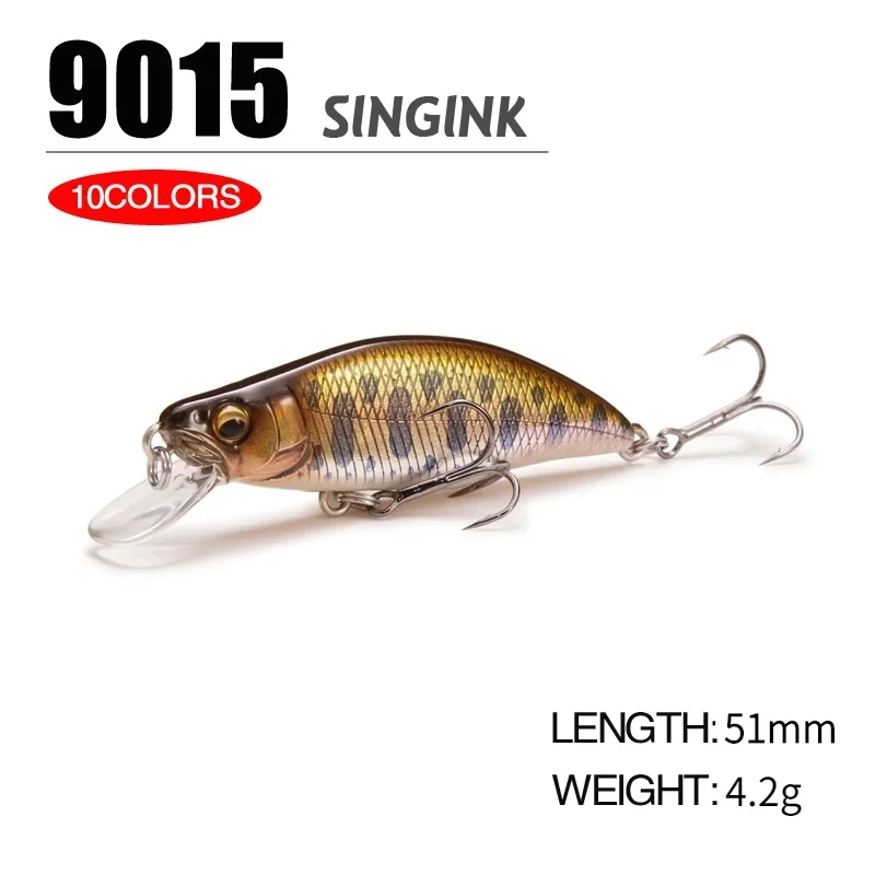 Fishing Lure Swimbait - 1pc Japan Design 51mm 4.2g Sinking