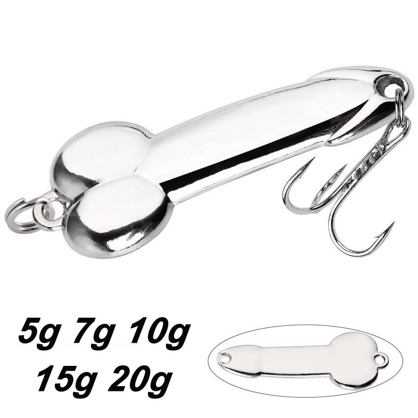 Metal Spoon Penis Shape Fishin - Fishing Lure Spinnerbait review and price