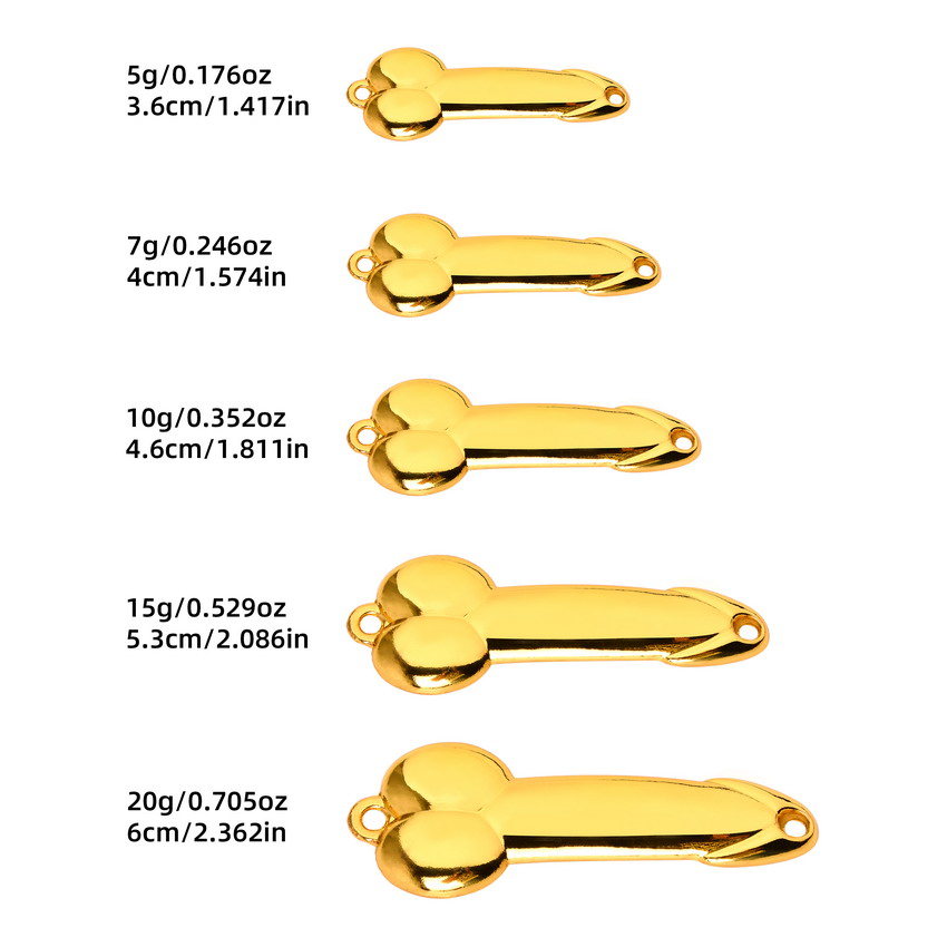 Metal Spoon Penis Shape Fishin - Fishing Lure Spinnerbait review and price
