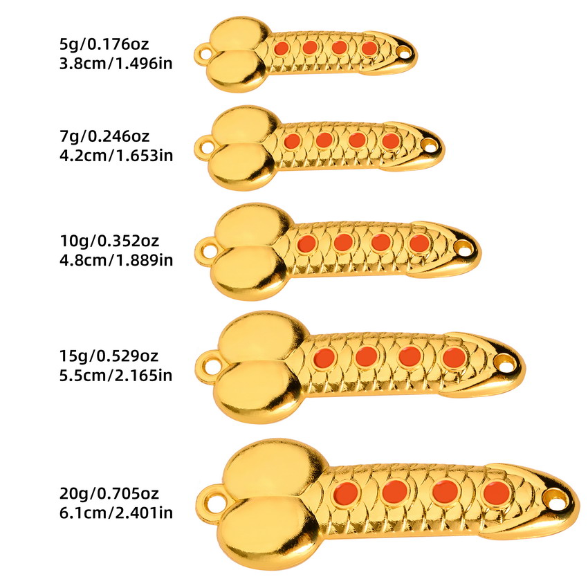 Metal Spoon Penis Shape Fishin - Fishing Lure Spinnerbait review and price