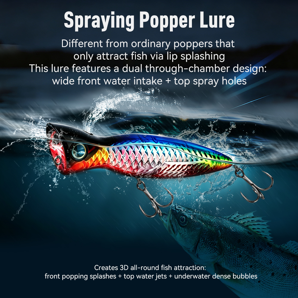 Kingdom Basstaor Popper Lure 9 - Fishing Lure Swimbait review and price