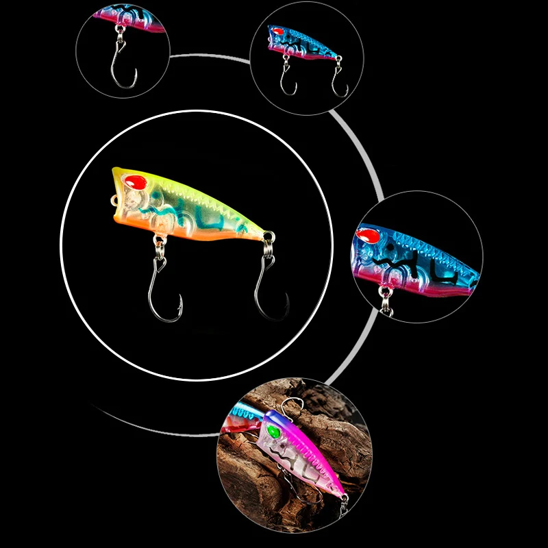 New 1pcs 4cm 3g mini Popper Ha - Fishing Lure Popper review and price