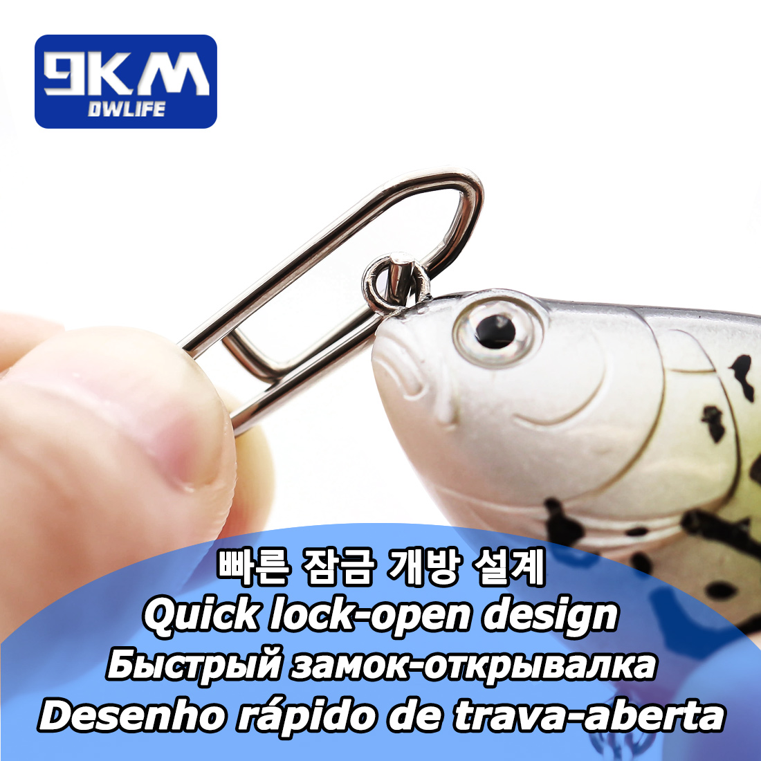 9KM Fishing Snap Kit 110pcs St - Fishing Lure Kit review and price