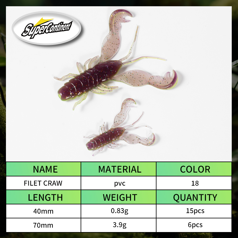 2023 Supercontinent Filet Craw - Fishing Lure Spinnerbait review and price